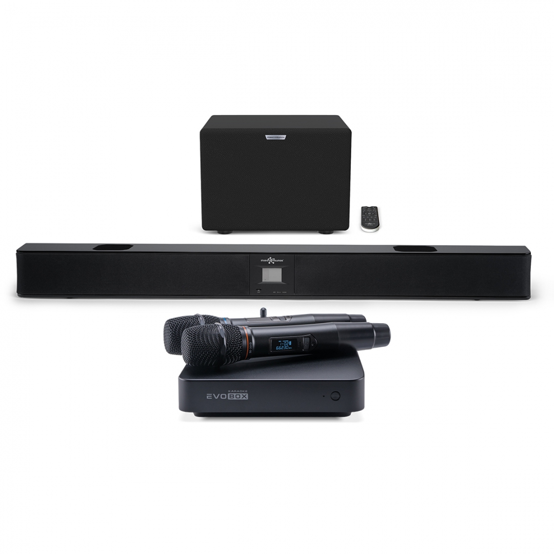 караоке-комплект EVOBOX Plus + EvoSound Bar (саундбар с караоке)
