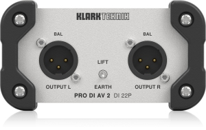 Klark Teknik DI 22P пассивный стерео директ-бокс