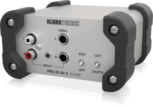 Klark Teknik DI 22P пассивный стерео директ-бокс